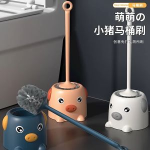 SunnyLife แปรงกระจายห้องน้ำ แปรงล้างห้องน้ำ มีที่วางแปรง รูปน้องเสริมสวย 3 สตรี