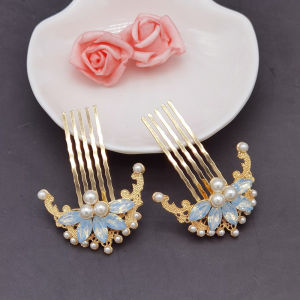 Phong Cách Tóc Cổ Đại Phụ Kiện Trang Điểm Nữ Bộ Sưu Tập Mùa Hè 2024 Phụ Kiện Tóc Hợp Kim Bạc Vàng Mới Trang Trí Tóc Cho Tiệc Sinh Nhật