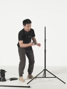 260cm Tripod 24/19/16inch LED Video Panel Light Studio Fill Light With Crossbar Dimmable Photography