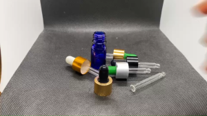 ขวด 5 มล. (12ใบ) อโรม่าสีน้ำเงินใส +ชุดหยด(น้ำหนัก0.4kg) 09#18