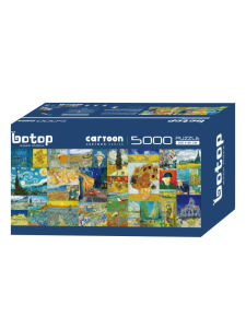 Botop Puzzle Adult Van Gogh Collection 5000 Pieces Toy Art Decorative Painting Import Blue Card Genuine Goods