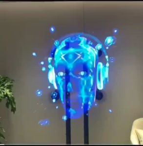3D Hologram Advertising Fan Projector light display holographic LED holograma wifi customized photos
