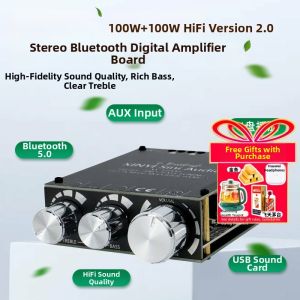 Risym | HiFi Bluetooth 5.0 2-Channel Amplifier Board 100W+100W