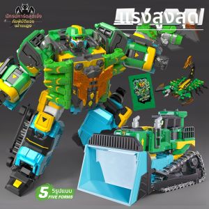 AULDEY | New Card Warriors W Insect King Crisis Dark Scorpion King Transformable Mech Toy