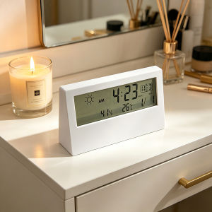 Wake Up Artifact Creative Weather Clock Desktop Ornaments Electronic Alarm Clock