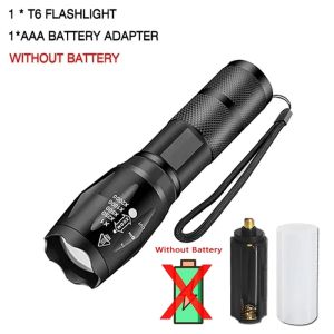 XIWANGFIRE | 50000LM XHP70 Đèn Pin LED USB-C Có Thể Sạc Lại Đèn Pin Chống Nước Có Thể Phóng To Đèn Siêu Sáng Để Cắm Trại Săn Bắn Khẩn Cấp