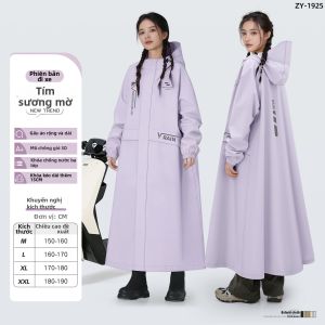 ZHENGYU | Áo Mưa Chống Thấm Dành Cho Đi Xe Dài Bảo Vệ Toàn Thân