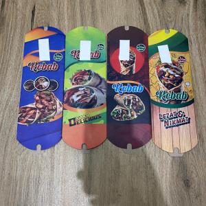 Kemasan Kebab Ukuran 24 x 9 cm Motif Warna / Box Kebab / Wadah Kebab / Kertas Kebab