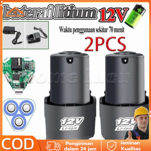 2PCS Baterai Lithium 12V Alat Listrik Baterai Aksesori Bor Tangan Baterai Untuk Xenon Ryu JLD 1300MAh Dikenakan Biaya