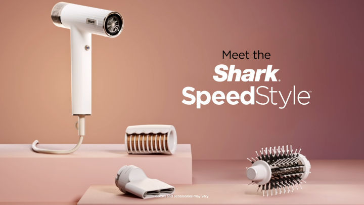 Shark SpeedStyle High-Velocity Hair Dryer with FrizzFighter Finishing Tool - HD331