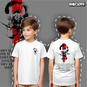 kaos anak junior sablon depan belakang anime kaos Naruto baju anak remaja