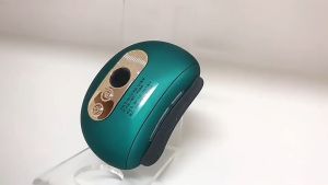 KKS mesin pemanas kompres panas alat pemijat bahu 9 Level dengan tampilan LCD