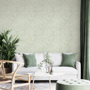 Giấy Dán Tường Hình Lá Xanh Và Hoa Tươi Tự Dính Chống Thấm Nước Chất Liệu PVC Trang Trí Tường Phù Hợp Cho Đồ Nội Thất Cổ Điển