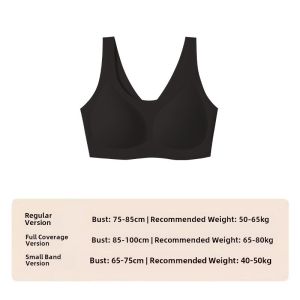 Ubras Seamless Vest Style Bra Womens No Size Foundation Liquid Underwear Bandeau Top Breathable Comfortable Summer Bra
