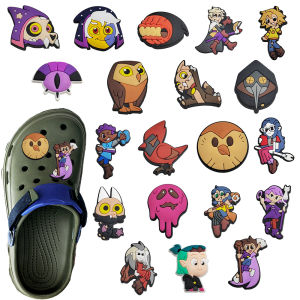 Hot Toys | 20pcs Cartoon The Owl House for Series PVC Shoes Charms Accessories Fit with Hole Wristbands DIY Detachable Creativity Gifts
