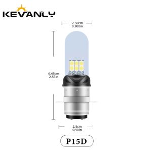 1pcs H4 Led BA20d H6 P15D LED Headlight Motorcycle Bulbs Headlights Fog Lights Hi Low Beams Daytime Running Light Moto Headlamp