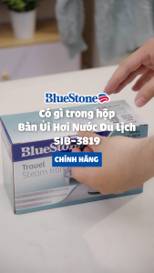 (1 ĐỔI 1 TRONG 30 NGÀY) Bàn Ủi Hơi Nước Du Lịch CHÍNH HÃNG BlueStone SIB-3819 - 1200W - Dùng được điện áp 110V - Tây cầm gấp gọn được - CasaLux Store
