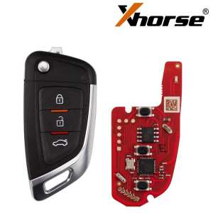 Xhorse XKKF05EN VVDI Universal Remote Key 2nd Generation 3Buttons for BMW Knife Style Supports Wireless Programming Old XKKF02EN