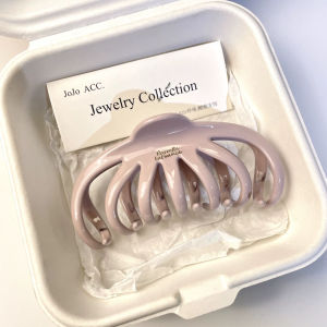 กิ๊บติดผมรูปฉลามสไตล์เกาหลีพร้อมโบว์ผีเสื้อสำหรับผู้หญิง กิ๊บติดผมแบบเรียบง่ายและหรูหราสำหรับผมด้านหลังศีรษะ