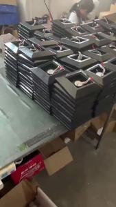 SXH  Solar Pillar Lamp Outdoor Waterproof Municipal Engineering Construction Site Enclosure Light Villa Courtyard Gate of Bounding Wall Pillar Light