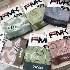 Fumikang plus Size Mens Boxer Shorts Silk Crotch Flat Angle Breathable No Trace Four Corner Underwear Sport Style mid Waist