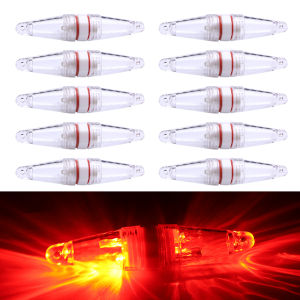 10 pcs deep water flashing lure lights bait lights both ends LED fishing lights suitable for lure fishing and sea fishing