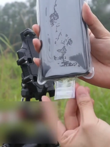 1pcs Transparent PVC Plastic Phone Bag for Motorcycle Waterproof Plastic Protective Cellphone Case