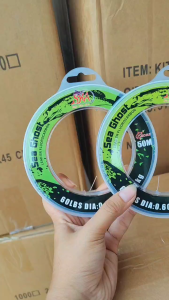 Senar Pancing Shock Leader Kobe Sea Ghost Ukuran 15 - 60 Lbs Warna Clear Lebih Cepat Tenggelam