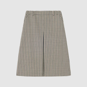 ICICLE | Autumn Wool Stretch Twill Knee-length Skirt