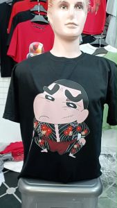 Kaos Pria 3 Dimensi Motif Sinchan Yakuza Tshirt Oblong Katun 24s H0253 By Hans & Co