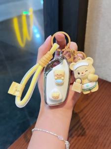 ตรวจสอบรูปทรงกุญแจ MG5 ZS MG4 EV MG6 MG7 HS ES ES5 เคสกุญแจรถยนต์ ฝาครอบป้องกัน ห่วงพวงกุญแจ