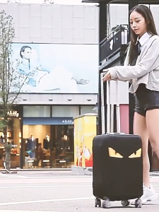 EKK Luggage Cover Protector Baggage Cover Travel Luggage Cover 18-32Inch Travel Thickened Dust Protector Travel Suitcase/Baggage Protective Cover 行李箱套