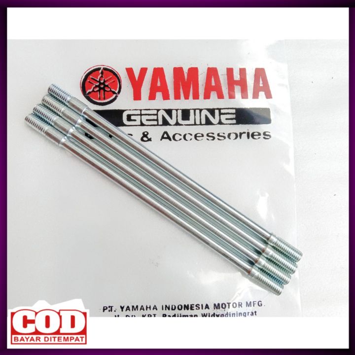SATU SET BAUT ANCER BAUT TUSUK SATE YAMAHA JUPITER Z VEGA R NEW CRYPTON VEGA R LAMA/BAUT TANAM BLOK SILINDER HEAD BORING BURING JUPITER Z VEGA R NEW KRIPTON
