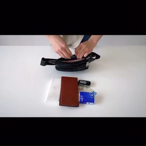 ใหม่แฟชั่นลำลองผู้ชาย กระเป๋าคาดเอวผ้าอ๊อกฟอร์ดเทรนด์กันน้ำกระเป๋าหลายชั้นมัลติฟังก์ชั่กระเป๋าสะพายไหล่ bag CH-1