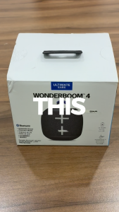 Ultimate Ears Wonderboom 4 Portable Wireless Bluetooth Speaker Big Bass 360° Sound Waterproof Dustproof IP67 Floatable 131 Ft Range - <Black/Pink/Blue/Lilac/Grey>