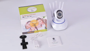 BUY 1 TAKE 1 V380 Pro 3/5 Antenna CCTV Camera 1080P Wifi Connect To Cellphone IP Security Camera Night Vision 360° Automatic Tracking Remote Surveillance Camera With Alarm