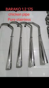 BARAKO 1 / 2 175 CHICKEN PIPE PURE STAINLESS