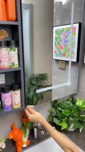 𝗛𝗢𝗩𝗘𝗟𝗦𝗛𝗢𝗣 Tempat Kosmetik Gantung Rak Skincare Dinding Tempel Minimalis Aesthetic Multifungsi