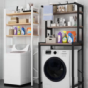 Washing Machine Rack Organizer Storage Rack Bathroom Cabinet Drum Shelf Balcony Floor Multi-Functional Floor Stand