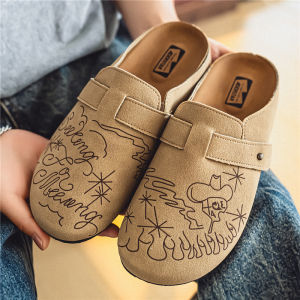 Thick Sole Anti-Slip Durable Vintage Casual Mens Clog