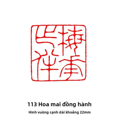 ZIFANGZHAI | Con dấu Thư Pháp Góc Con dấu Tranh Trung Quốc Con dấu Gỗ Cao Su Hình Vuông