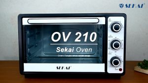 SEKAI Oven Listrik Low Watt Kapasitas Loyang 21L Pemanggang Makanan Rotisserie - OV 210