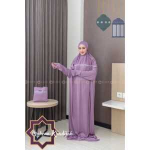mukena terusan Jersey premium alsha mukena wanita dewasa khadijah free tas