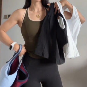 เสื้อกั๊กโยคะแบบมีโครงหลัง ทรงเข้ารูป ระบายอากาศได้ดี แห้งเร็ว ดูดซับเหงื่อได้ดี สำหรับผู้หญิง ฤดูร้อน ใหม่ วิ่ง ออกกำลังกาย แฟชั่น เสื้อผ้าสำหรับเล่นกีฬา