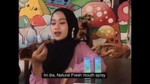 Penghilang Bau Mulut dan Nafas Natural: Fresh Mouth Spray Original Parfum Pengharum Penyegar Mulut