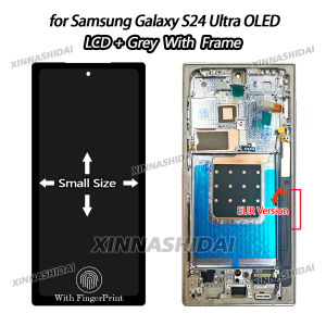 High Quality Screen Small Size For Samsung Galaxy S24 Ultra LCD Display Screen Touch Digitizer For S24u Assembly Replacment LCD