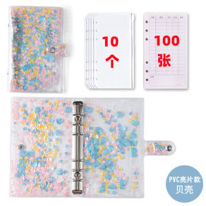 Cute Household Account Book with Money Slot Family Housewife Daily Sales Turnover Bag Storage Financial Ledger Notebook