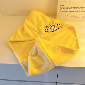 Khăn Tắm Hình Vịt Dễ Thương Coral Fleece Khăn Tắm Cotton Nguyên Chất Thấm Hút Nhanh Khô Cho Phụ Nữ Khăn Tắm Cho Người Lớn