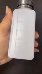 กระปุกน้ำยาแบบปั๊ม ขวดปั๊ม หัวสแตนเลส250ml โปรฯ 3 ขวด