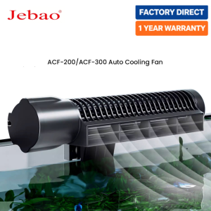 Jebao Jecod ACF200ACF300 Aquarium Cooling Fan Auto Temp Control Adjustable Mute Cooler for Fish Tank Marine Aquarium Hydroponics